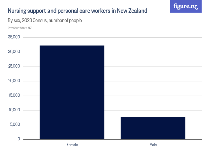 Nursing support and personal care workers in New Zealand - Figure.NZ