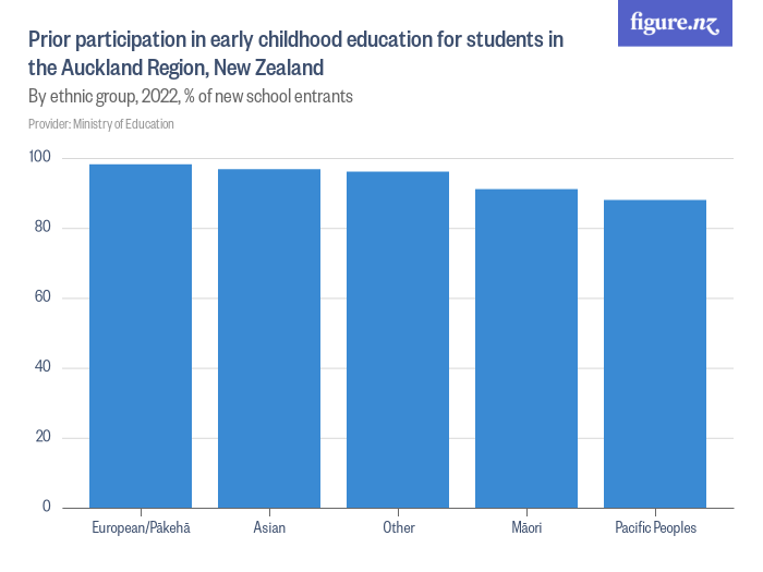 Prior participation in early childhood education for students in the